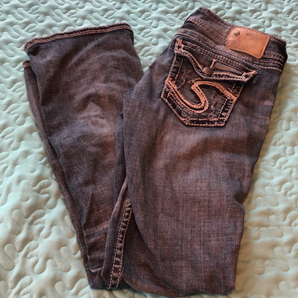 Silver suki bootcut jeans 28/31